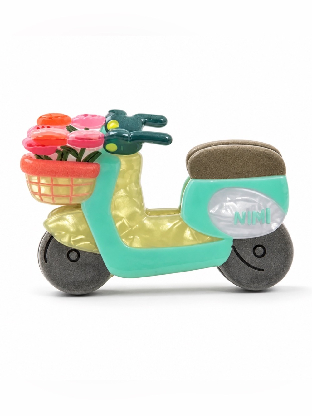 Vespa Scooter Hair Claw Clip Acrylic
